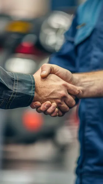 Accord entre garagiste et concessionnaire