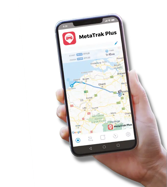 Mobiele applicatie MetaTrak