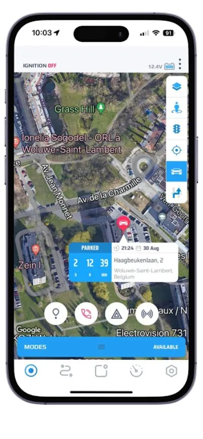 Aperçu de l'application Metatrak pour la surveillance et le suivi GPS