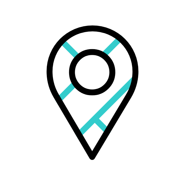 Icône Google Maps indiquant la fonction de localisation GPS de Metatrak