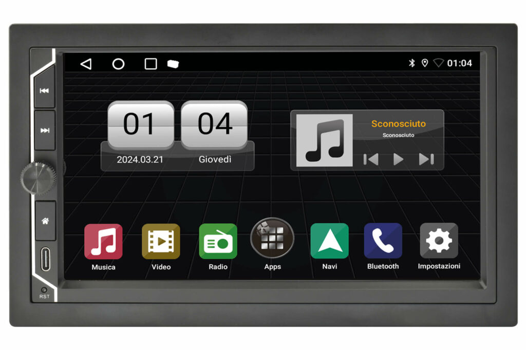 VM003K – Ultrakompakte Multimedia-Station 2DIN 6.75″ mit Europakarte (speziell für motorhomes und Vans)