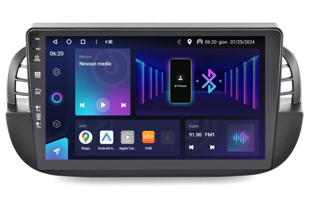Wireless CarPlay & Android Auto SM315 – FIAT 500 2007-2015