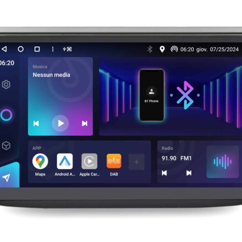 Autoradio Wireless CarPlay & Android Auto SM315 - FIAT 500 2007-2015