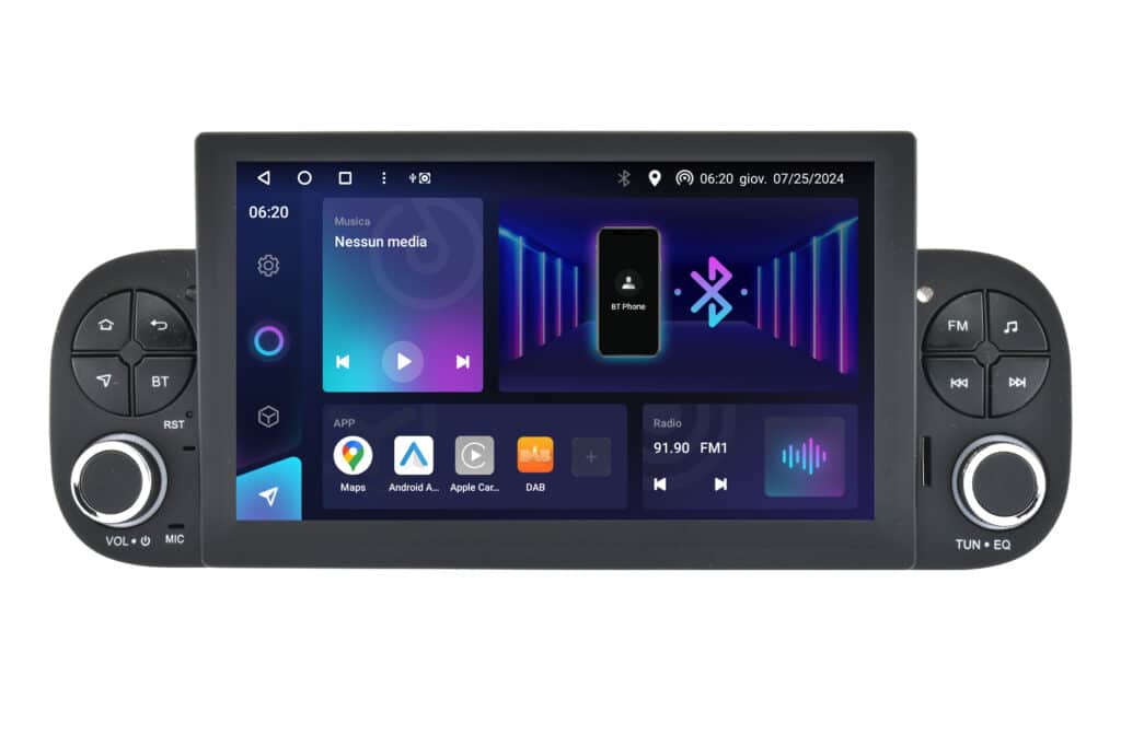 Draadloze CarPlay & Android Auto Autostereo SM319 – FIAT PANDA 2012>