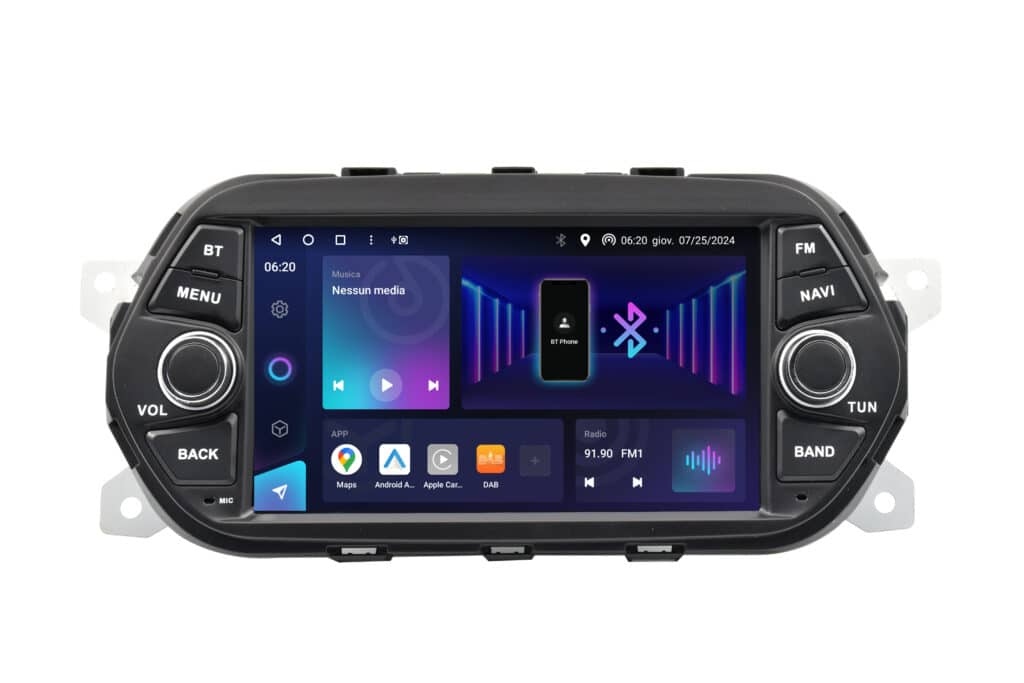 Wireless CarPlay & Android Auto car radio SM320 – FIAT TIPO with integrated monitor