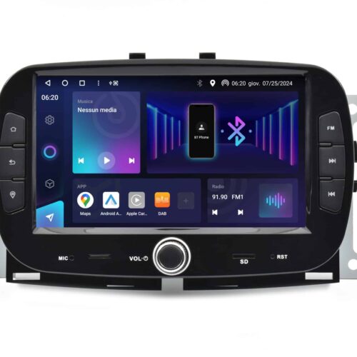 Autoradio Wireless CarPlay & Android Auto SM321 - FIAT 500 2016-2019