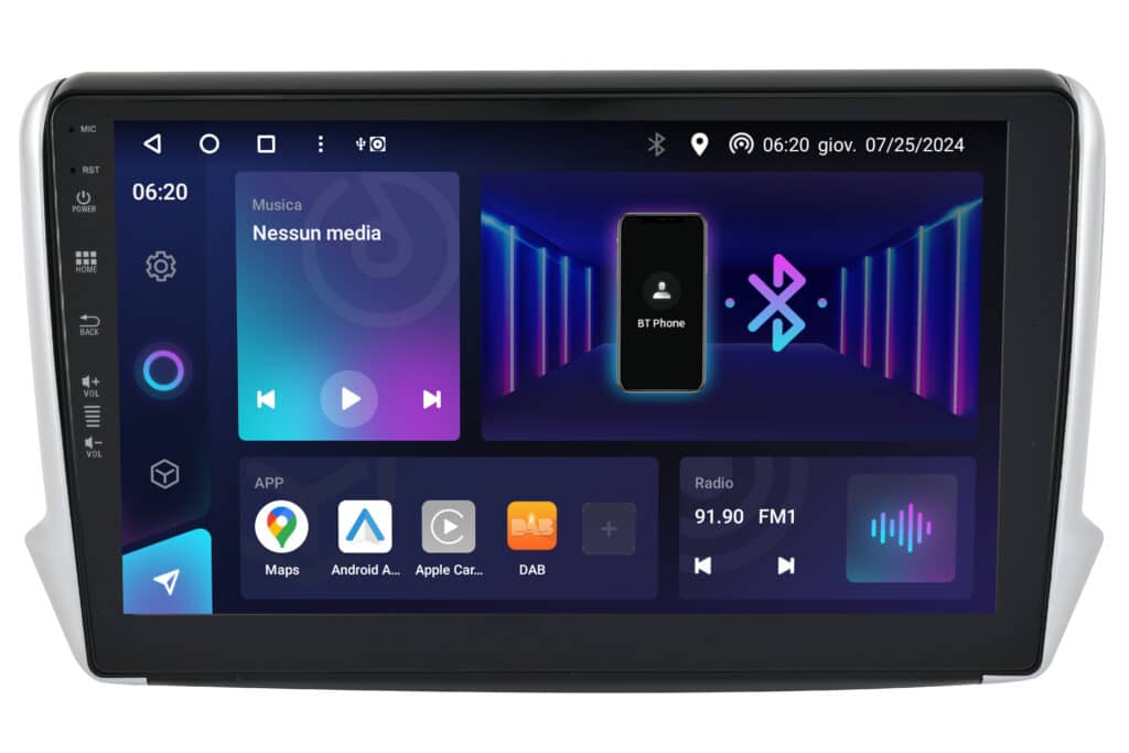 Autoradio Wireless CarPlay & Android Auto SM322 – PEUGEOT 2008 2015-2019