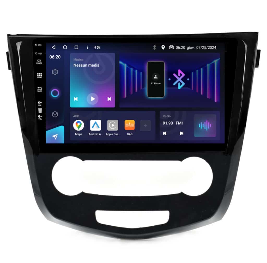 Autoradio Wireless CarPlay & Android Auto SM323 – NISSAN QASHQAI J11 2016-2021 airco Handbuch