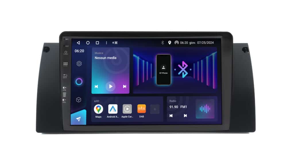 Autoradio Wireless CarPlay & Android Auto SM329 – BMW S5 1995-2003/X5 2000-2006