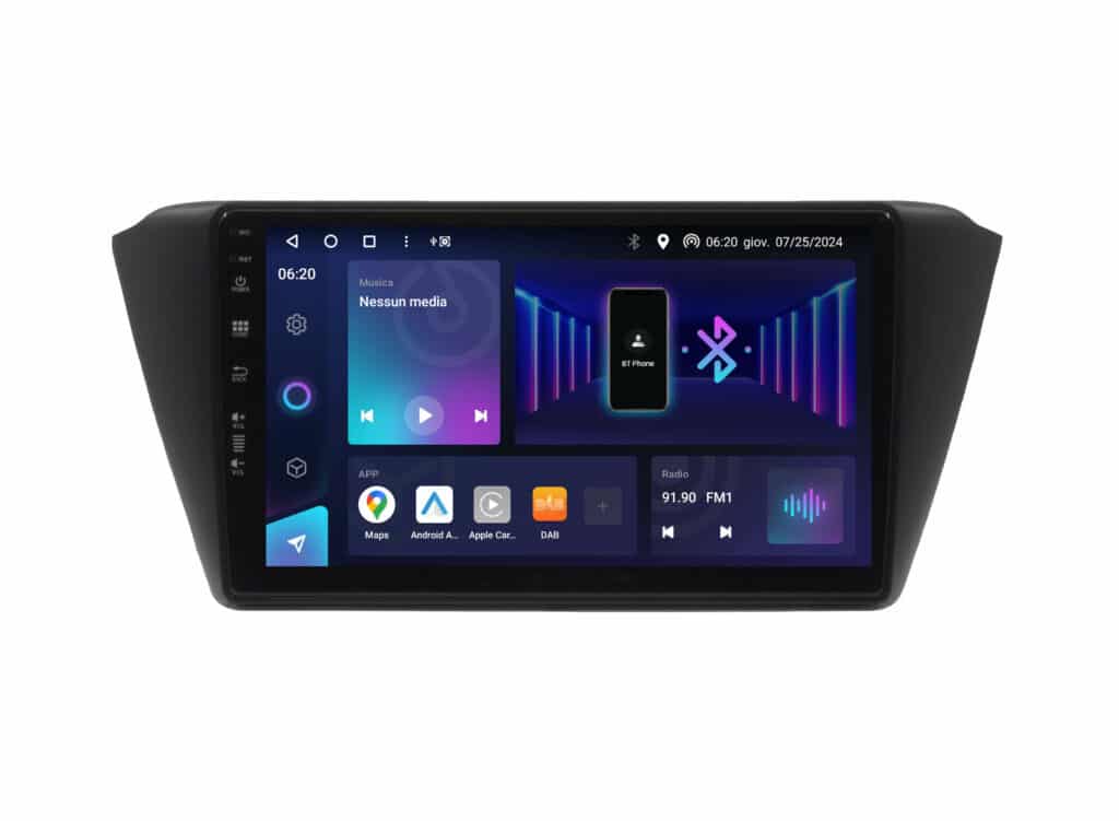 Autoradio Wireless CarPlay & Android Auto SM358 – SKODA FABIA 2015-2019