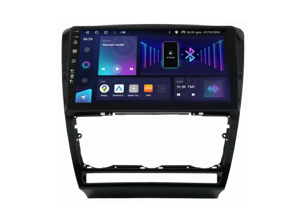 Autoradio Wireless CarPlay & Android Auto SM360 – SKODA OCTAVIA 2009-2012