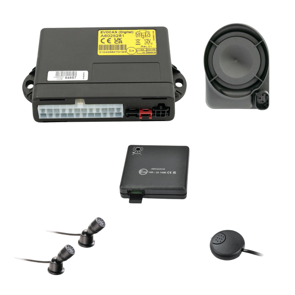 EvoCan LCV: Alarme sonore anti-intrusion pour véhicules utilitaires avec cloison